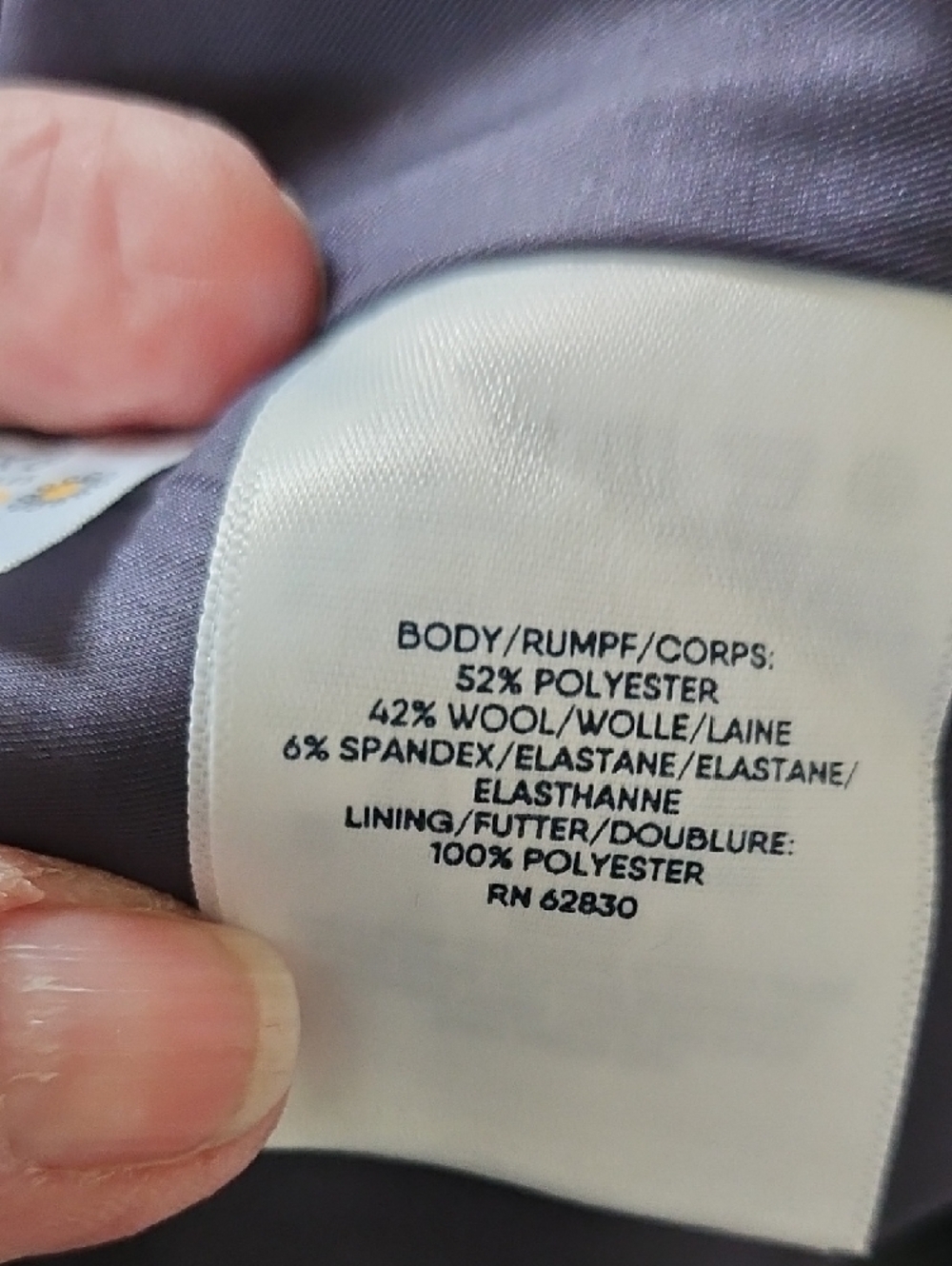Lands' End Washable Wool Short Sleeve Vneck Sheath Dress- Size 10P - Picture 11 of 12